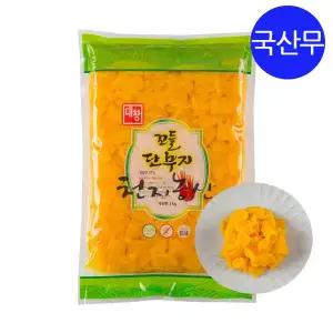 대창 꼬들단무지 1kgX3개(국내산)