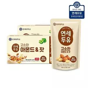 [연세우유]연세두유 아몬드 잣 두유 파우치 40팩