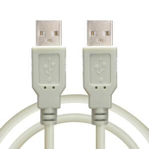 컴길 USB2.0 연장 케이블 수-수 1.8M 그레이 빠른 PC 외장하드 프린터 USB공유기 허브 연장선 연결선 AM-AF