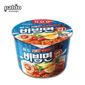 팔도 비빔면컵 115g x 16개(1box) 무료택배/컵라면 비빔면 괄도 네넴띤 비빔라면 비빔장