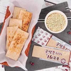 맛있는家 곤약쫀드기 16곡물 간식 40입 단품 개별포장