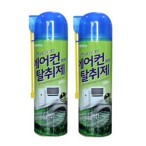 산도깨비 에어컨탈취제 (300mlX2개) / 차량용 가정용 에어컨청소 냄새제거