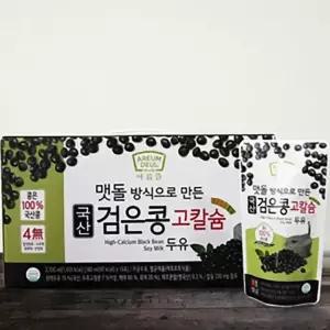 [본사직영] 아름뜰 100% 국산 검은콩 고칼슘 두유 45팩 (착향료 소포제 유화제 안정제 무첨가)