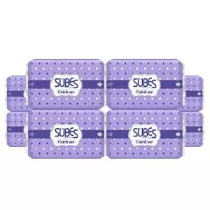 슈베스 생리대 캐치미 슬림 슈퍼롱 오버나이트 6p x8팩