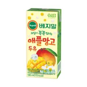 정식품 베지밀 애플망고 두유 190ml 32개