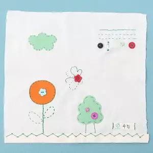 기초 바느질 세트(요술바늘 바느질연습종이 포함) / 실 바늘 바늘통 실과 교구 교재 diy