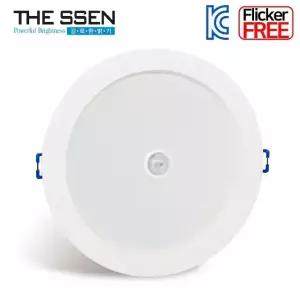 더쎈 LED 매입 센서등 에코 6인치 15W 센서등 플리커프리 현관 복도 매립등