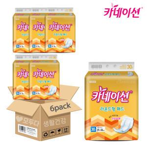 카네이션 라운드형 패드 속기저귀 성인용기저귀 30매입 x 6팩(180매)