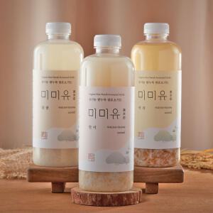 유기농 쌀누룩 건강음료 미미유 1000ml 3종 세트