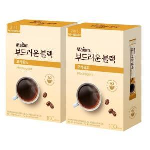 [동서식품] 맥심 부드러운블랙 모카골드 100T+100T 총200T