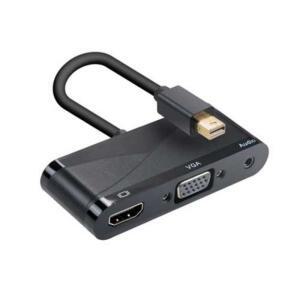 Coms 미니 디스플레이 포트 컨버터 HDMI VGA AUX 멀티