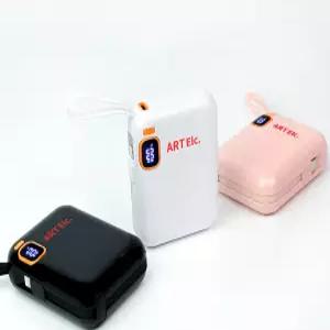 아트일렉 미니 고속충전 20W 잔량표시 보조배터리 10000mAh 갤럭시 아이폰