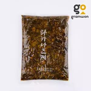 타카나츠케 1kg 코우 갓절임 타카나츠케 타카나즈케 일본식 장아찌 일식 반찬 갓무침