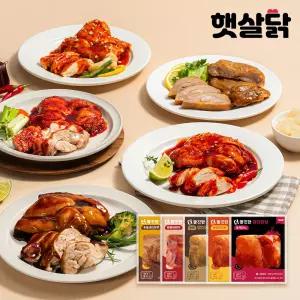 햇살닭 더쫄깃한 닭다리살 5종 혼합패키지 100gX15팩(각 3팩)