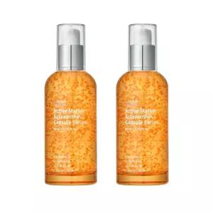 액티브 마린 아스타잔틴 기미 캡슐 세럼 대용량 80ml 2개 (+기미마스크팩 1매)