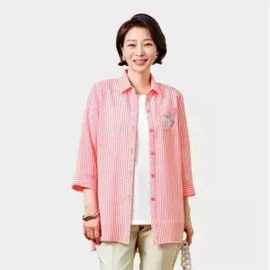 [마담엘레강스] 럭키 썸머 스트라이프 자켓 K252JK01