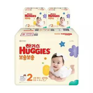 하기스 보송보송 2단계 공용 204매(밴드형) 모유수유 시기 워킹맘 출산준비 조리원 배앓이 겨울 1세트