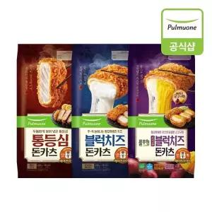 [풀무원] 돈카츠 3개(통등심1개+블럭치즈1개+고구마치즈1개)