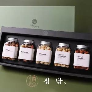 [과일愛][호두랑아몬드랑]프리미엄 견과 선물세트 명품 2-2호[호두,아몬드,마카다미아,캐슈넛,브라질넛]...