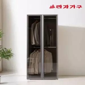 글림 800 모듈 시스템 브론즈 유리 옷장 긴문 장롱 양복장