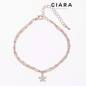 [하프클럽/]CIARA 14K Maclodio 풀샤이닝 데이지 팔찌(GoldPlated)
