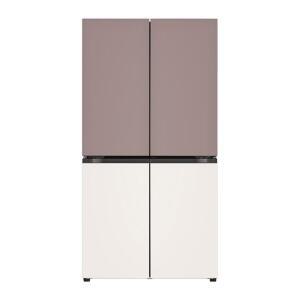 [LG]전자 4도어 870L 메탈 핑크+베이지 양문형냉장고 T875MKE111 전국배송무료