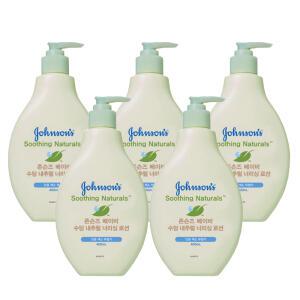 존슨즈 베이비 수딩 내추럴 너리싱 로션 400ml X5개