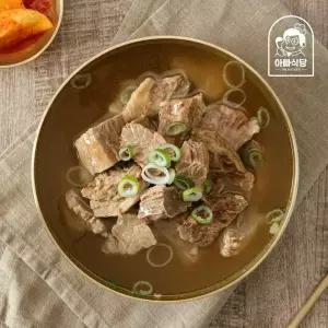 단독구매불가) 아빠식당 진한 국물 뼈없는 소갈비탕600g 1팩