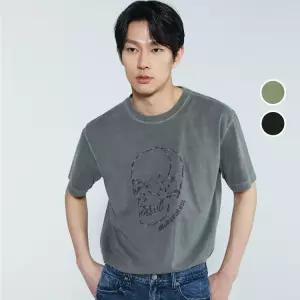 남성 30수 라운드넥 반팔 티셔츠 B232TS100P