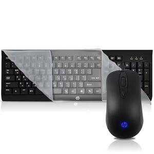 HP KM100 키보드 마우스 세트 키스킨 포함/영샵