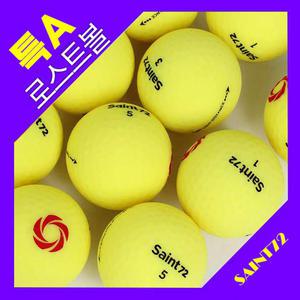 넥센 골프공 2피스 세인트72 특A급 로스트볼 투어 디스턴스 10개입 옐로우