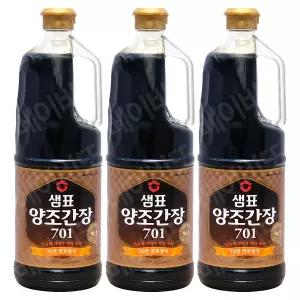 샘표 양조간장 701 1.7L 3개