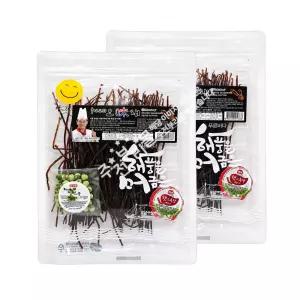 주셰프의 오미채 오징어(120g) x 2봉 간식 술안주 귀채