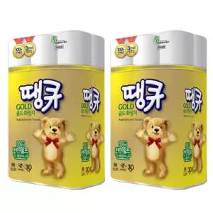 골드땡큐 100%천연펄프 20m 3겹 30롤x2팩 /30롤 화장지 휴지