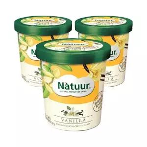 [슈팅냉동] 롯데웰푸드 나뚜루 바닐라 파인트 474ml, 3개