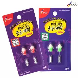 바코 전자케미 조은케미 오로라 2개입 3mm 민물 전자캐미