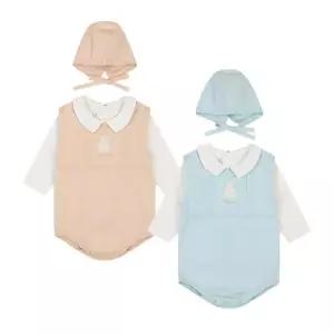 아가방 TC01 가을 페페니트바디수트(모자)(BEIGE,MINT)_  01S527903