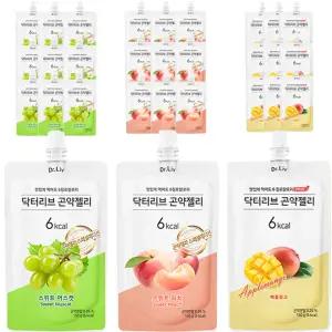 닥터리브 곤약젤리 스위트 머스켓 10p + 피치 10p + 애플망고 10p 세트