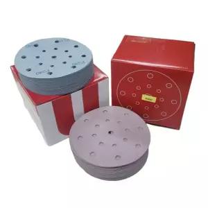 URO 종이 샌드페이퍼 6인치 17홀 원형사포 100장 ETS150/RO150용