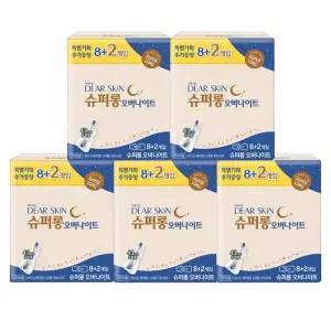 [디어스킨] 깨끗한나라 디어스킨 슈퍼롱 오버나이트 10Px5팩