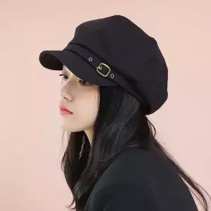[hat'scompany]헌팅캡 여성모자 면 사계절 팔각모 벨트리팔각