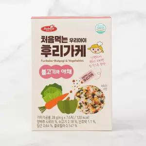 베베스트 처음먹는 우리아이 후리가케 불고기야채 28g