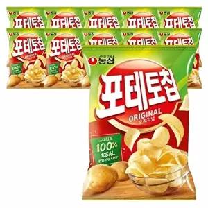 [농심]농심 포테토칩 오리지널 60g x 10봉_