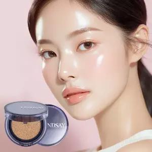 [린제이] 톤업 쿠션 팩트 화이트닝 승무원 촉촉한 커버력좋은 건성 광채 물광 비타 오일