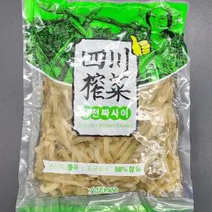 대화 사천 짜사이채 1kg x 10개 자차이 짜사이 짜차이 업소용