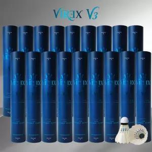 VIREX 비렉스 V3 배드민턴 셔틀콕 12개입 플리트 KK7000 18타