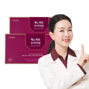 휴온스 박미선 갱년기 유산균 YT1 메노락토 프리미엄 3개월분 90캡슐 2박스 (유통기한 26년 11월 11일)