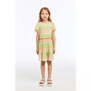 [갤러리아] 베네통키즈 26S/S 레인보우보드레플리츠원피스 QAOP11631YG