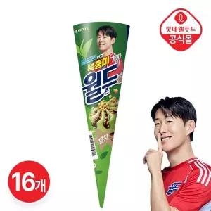 [NS홈쇼핑][롯데] 손흥민 한정판 월드콘 말차 160ml x 16개[35741144]