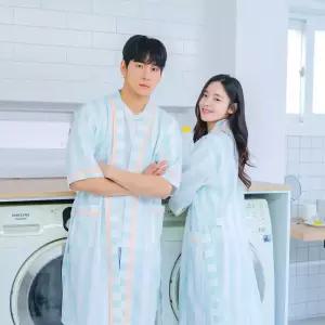 웰컴가운 레이스 로브가운 신혼여행 필수 아이템 홈웨어 로브 목욕가운 호텔가운 피부샵 마사지가운 SWC022